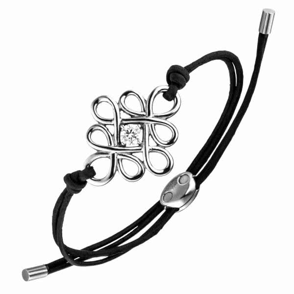 Armband Keltischer Knoten mit Zirkonia
