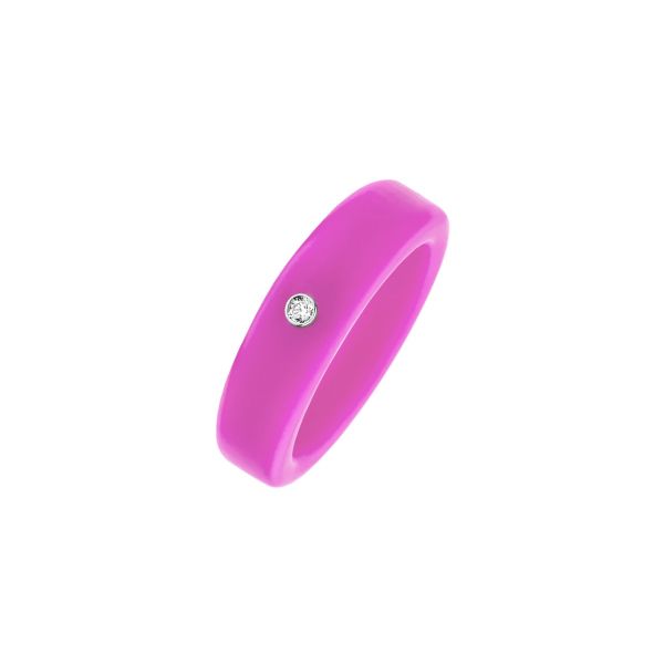 Magnetic ring made of silicone with zirconia