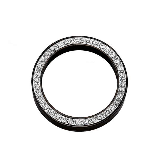 Anhänger Circle 30mm schwarz