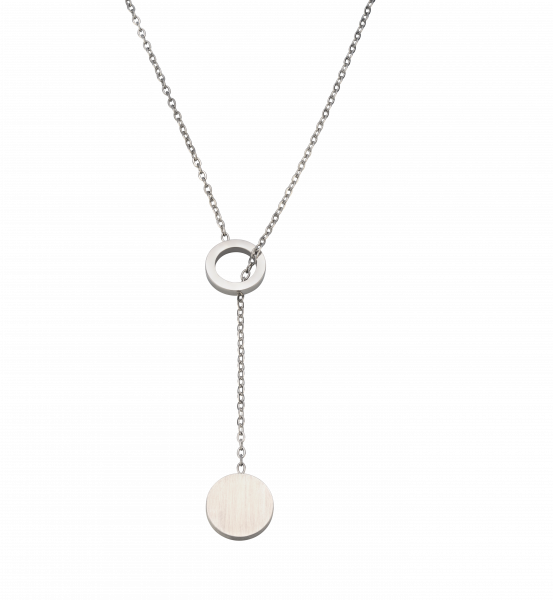 Halskette Circle Balance - Silber