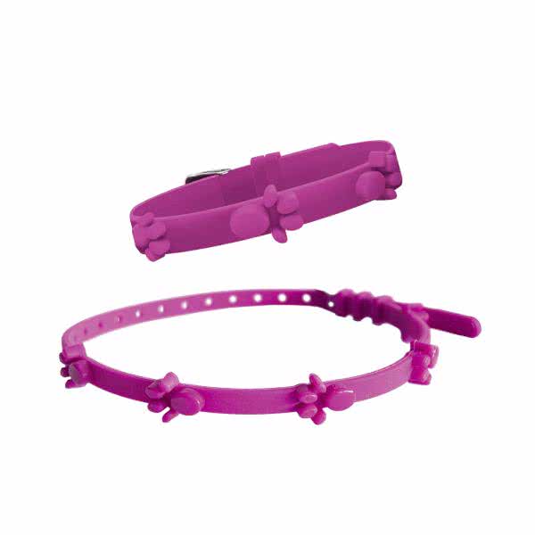 Set: Magnetarmband Silikon + Tier-Halsband