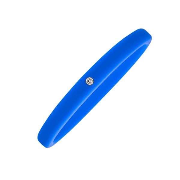 Magnetarmband aus Silikon mit Zirkonia