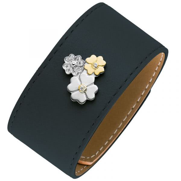 Lederarmband mit Mittelteil