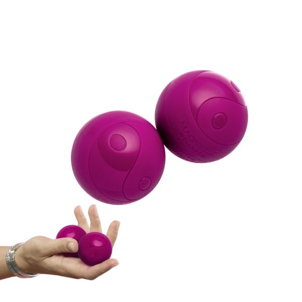 Wellness-Kugeln aus Silikon Fuchsia