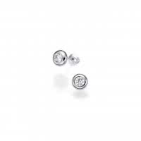 Oorstekers met blinkende zirkonia edelsteen Oorstekers met blinkende zirkonia edelsteen