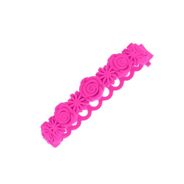 3D Rosen Silikon-Armband/Fußkette