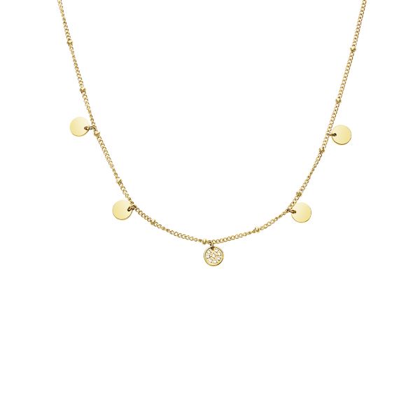 Halskette goldfarben