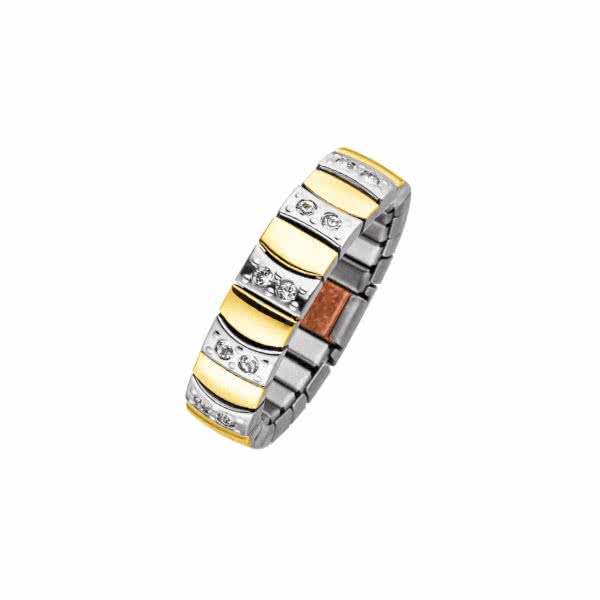 Flexi Magnet Ring, Bicolour Design