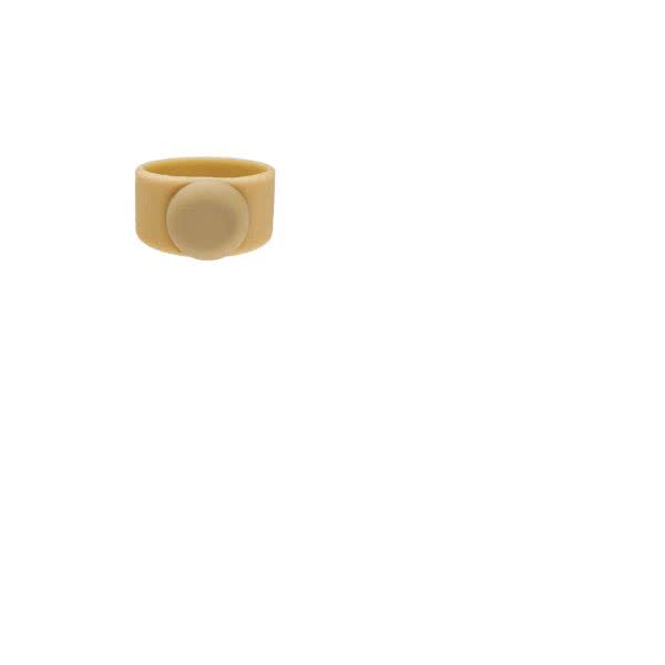 Dezenter Magnet Zehenring aus weichem Silikon