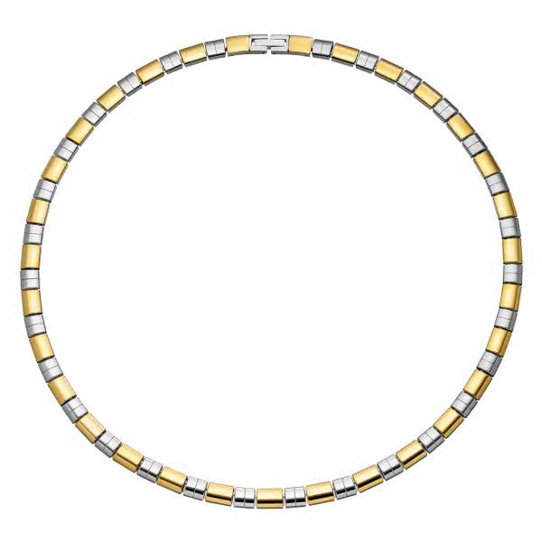 Magnetic necklace Pure in bicolour design