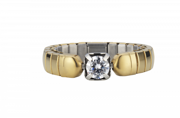 Bague Flexi-Ring Élégance Brillante – Or