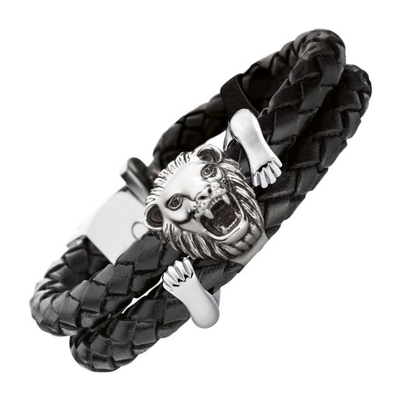 Bracelet en cuir avec slider