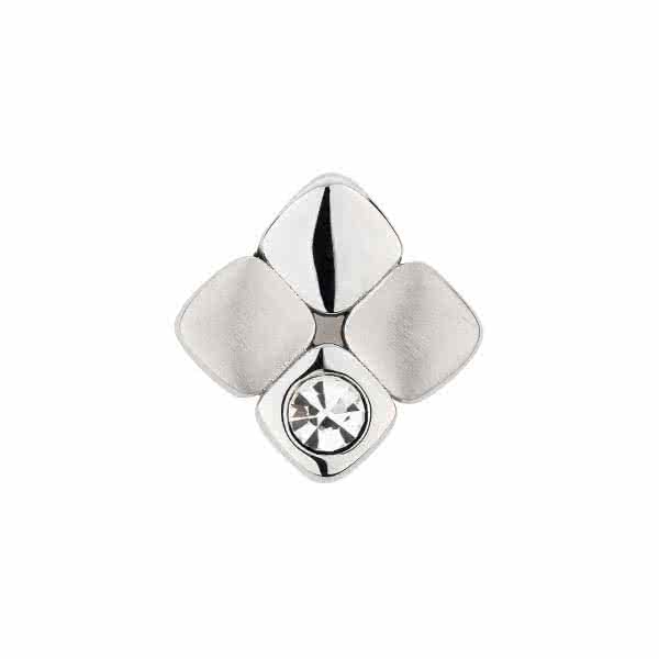 Magnethänge Cubic Design med kristall – silver