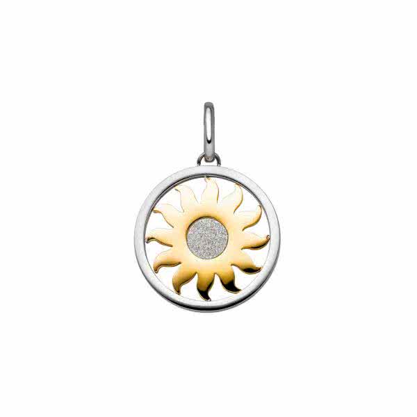 Magnetic pendant "Sun" bicolor in cut-out-optics