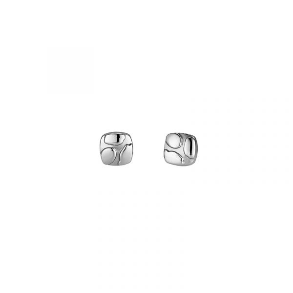 Croco stud earrings