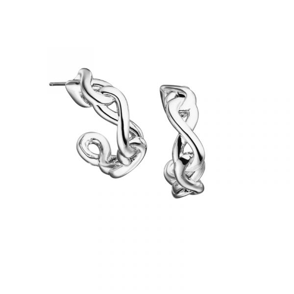 Magnetic stud earrings infinity