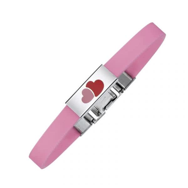Kinder-Armband mit Herz Slider