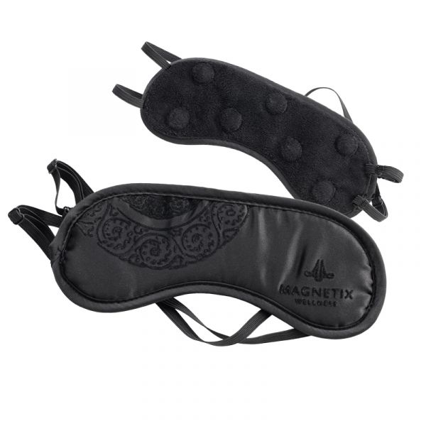 Schlafmaske mit Magneten schwarz