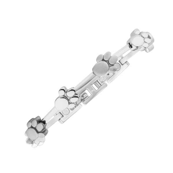 Magnetic bracelet stainless steel Paw