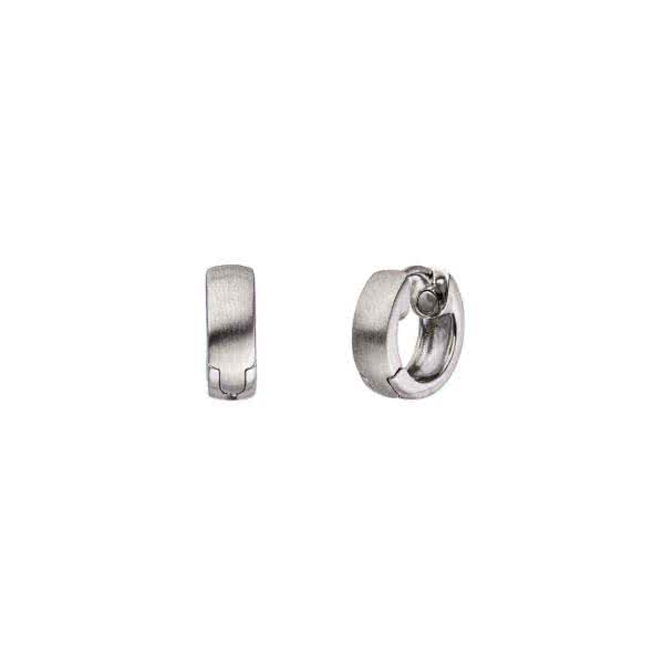 Magnet Earrings, silver coloured