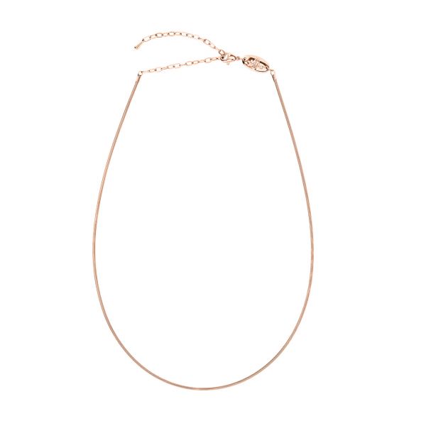 Vielseitige Halskette aus Edelstahl roségold