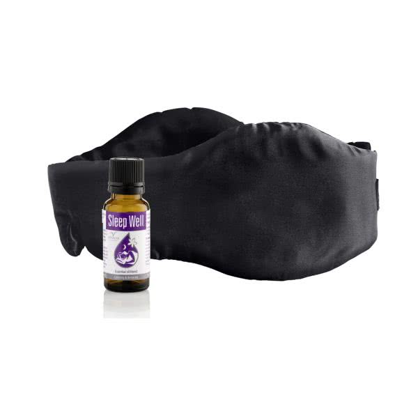 Set: Schlafmaske mit Magneten + Aromaöl Sleep well